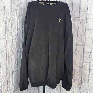 ASHWORTH Black‎ Fleece Pullover Men's XXL